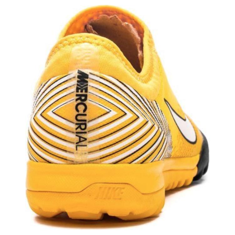 Nike Mercurial Vapor 12 AG Artificial Ground Cushioning, Wear Resistant Soccer Shoes Unisex Yellow Black