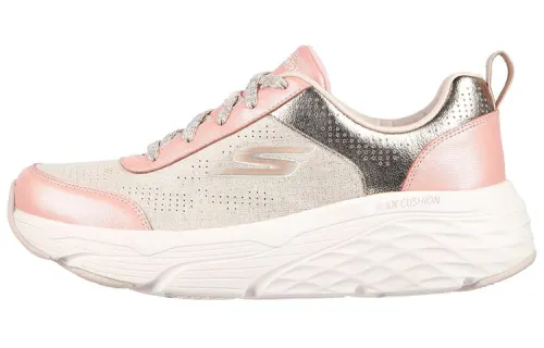 Skechers Max Cushioning Casual Shoes Women's Low Top Pink/White