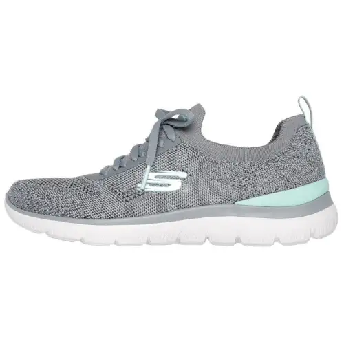 Skechers Summits Abrasion Resistant Low top Casual Shoes Women's Gray