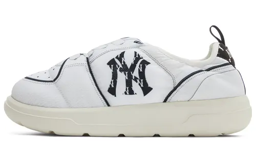 MLB Chunky Classic A FLEECE Thermal Low top Casual Shoes Unisex White