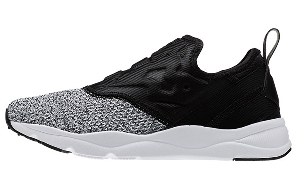 Reebok Furylite Slip On Lux 'Black Grey' Women's
