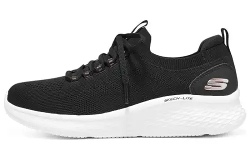 Skechers Skech Lite Pro Textile, Synthetic Leather, Mesh Sports Low top Casual Shoes Women's Black