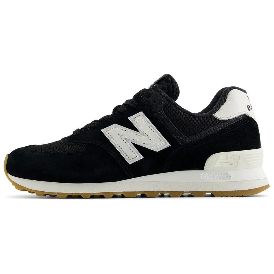 574 New Balance 'Black White Gum'