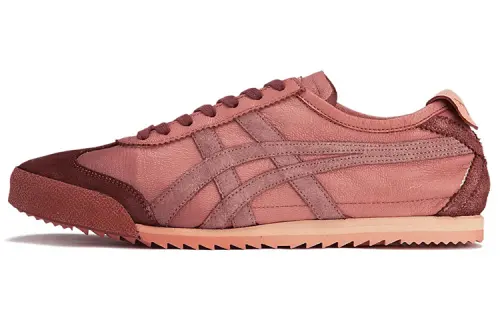 Onitsuka Tiger MEXICO 66 Deluxe Slip Resistant Abrasion Resistant Low top Casual Shoes Women's Brick Red