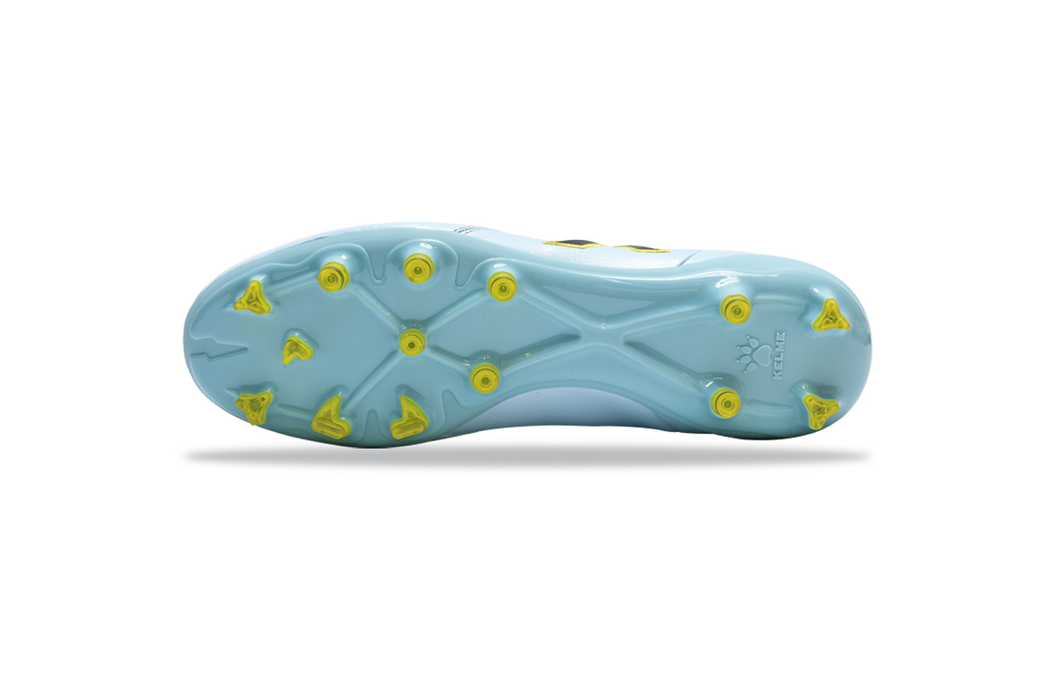 KELME Grail Collection Natural Grass Slip Resistant Abrasion Resistant Soccer Shoes Unisex Sky Blue