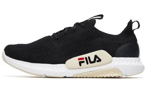 FILA FUSION Textile, TPU Low top Casual Shoes Men's Black