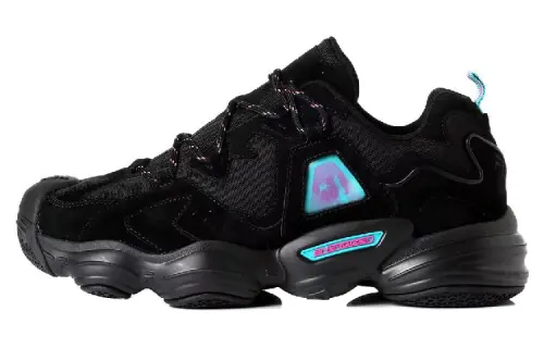 CHUYINWEILAI x FILA Floater Low top Sports Casual Shoes Unisex Black Blue