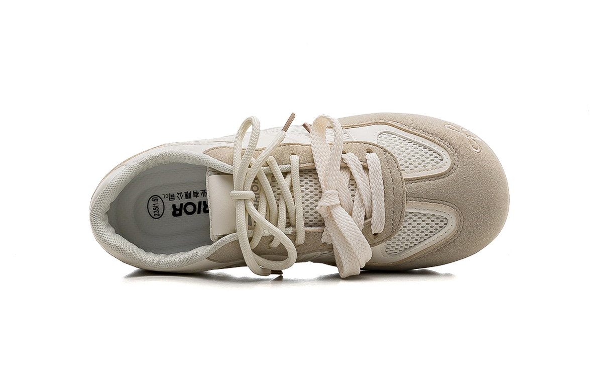 Warrior Abrasion Resistant Breathable Low top Casual Shoes Women's Beige Apricot