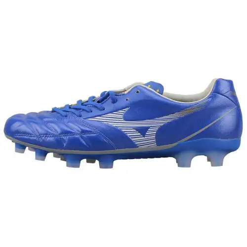Mizuno FG Firm Ground Slip Resistant Abrasion Resistant Soccer Shoes Men's Blue
