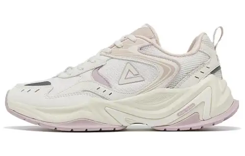 PEAK Taichi Origin Return Casual Shoes Women's Low Top Ecru/Pink Purple