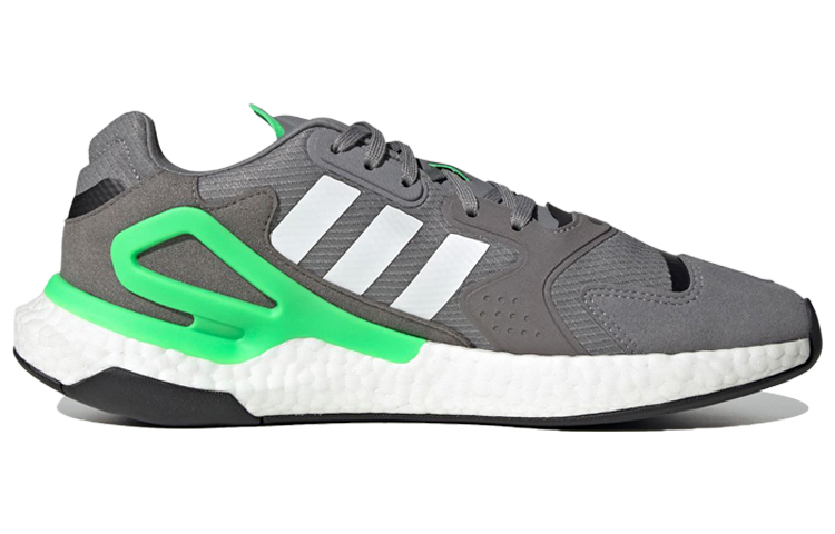 Кроссовки adidas originals Day Jogger (серо-зелено-белые) — Серый / зелёный / белый — фото 2