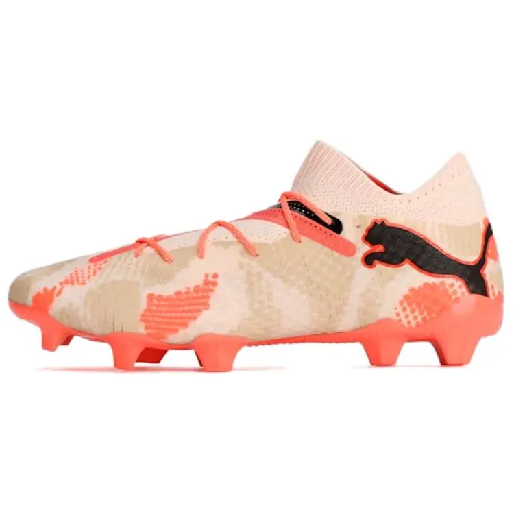 PUMA FUTURE 7 ULTIMATE AG Artificial Ground FG Firm Ground Soccer Shoes Men's Pink Beige