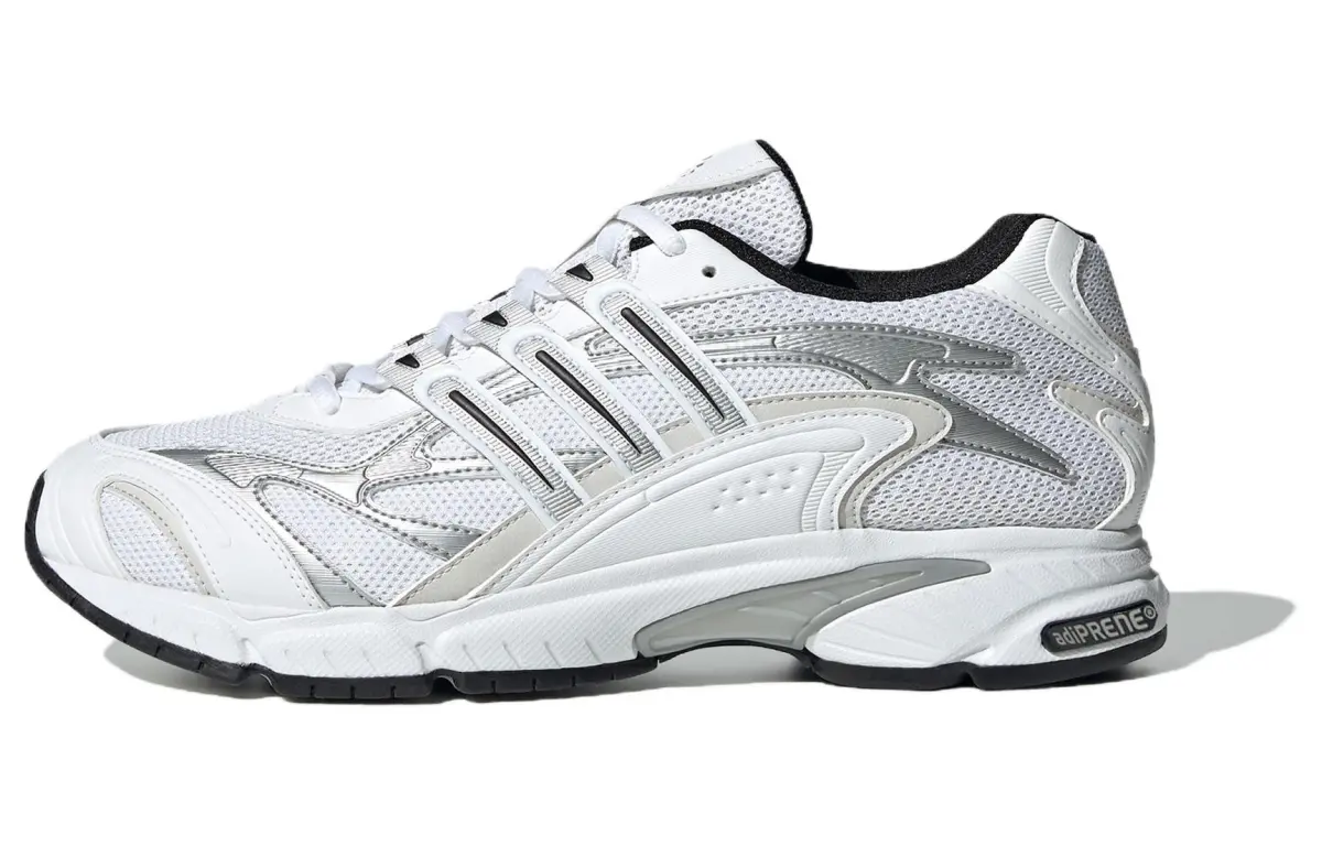 Adidas Temper Run 2.0 Breathable Low top Casual Shoes Unisex White Black
