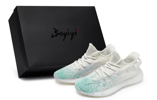Adidas Originals Yeezy Boost 350 V2 811 Manufacturing, Frost Blue Fantasy, Special Shoe Box Low top Casual Shoes Unisex