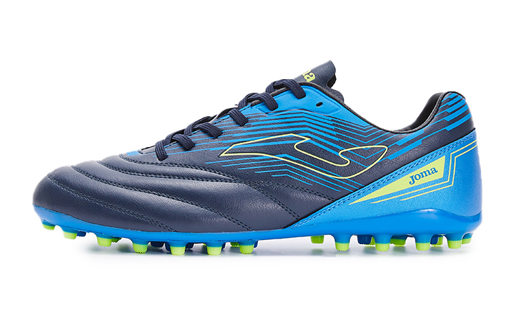 Joma Soccer Shoes Men's Low Top Navy Blue/Royal Blue