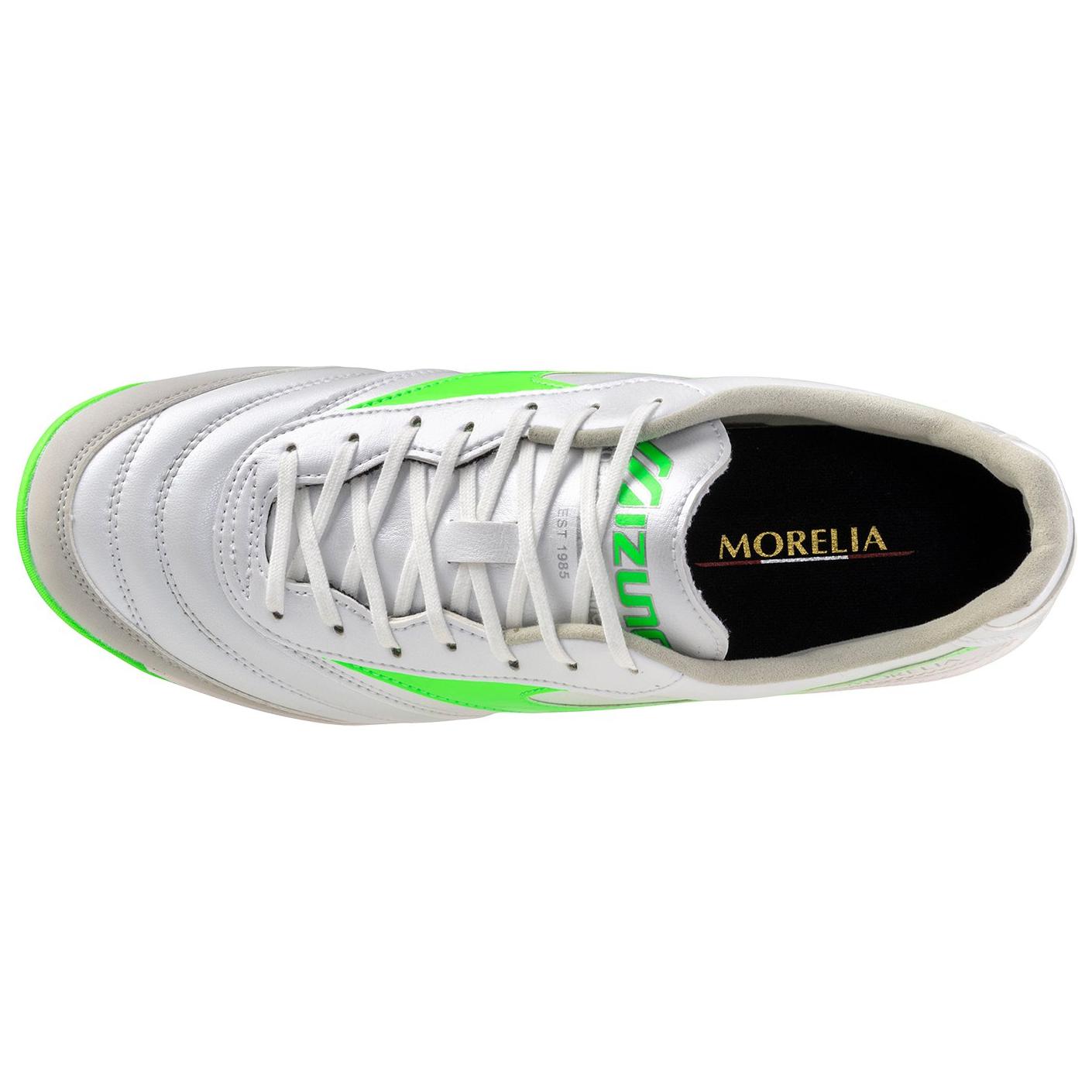 Mizuno TF Turf Slip Resistant Abrasion Resistant Soccer Shoes Unisex Silver Green
