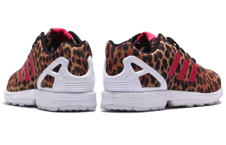 Женские кроссовки adidas originals ZX Flux (леопардовый) — фото 5