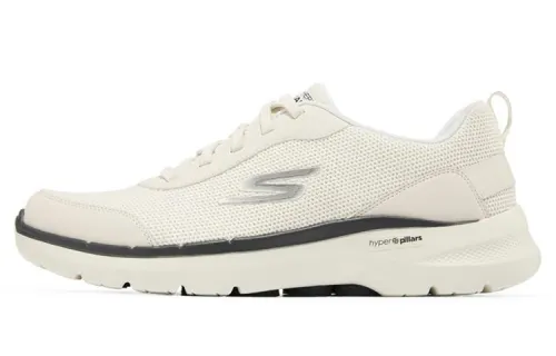 Skechers Go Walk 6 Comfortable Low top Casual Shoes Men's White Blue