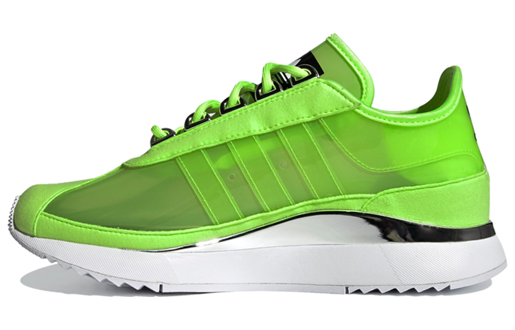 Женские кроссовки adidas originals Sl Andridge TPU (зеленые с серебристым и белым) — Зелёный / серебристый / белый — фото 1