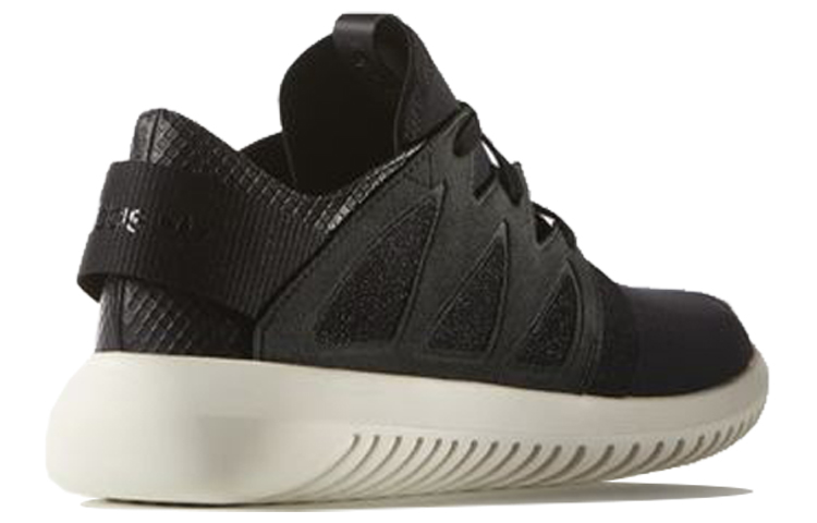 Женские кроссовки adidas originals Tubular Viral (черно-белые) — Чёрный / белый — фото 4