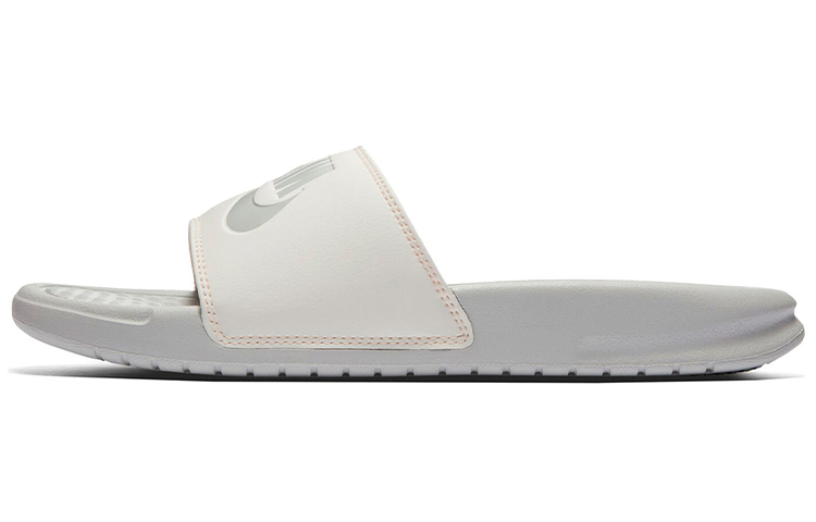 Женские шлепанцы Nike Leadcat Slide (бело-розовые) — фото 1
