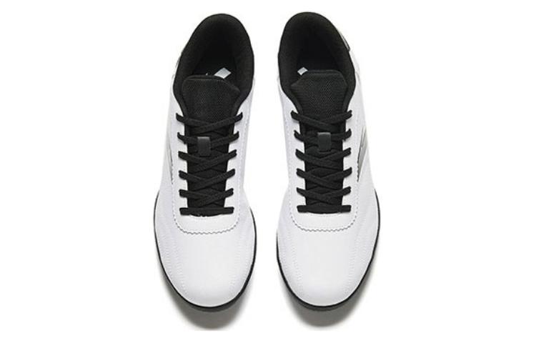 Anta TF Turf Artificial Turf Slip Resistant Soccer Shoes Men’s White Black