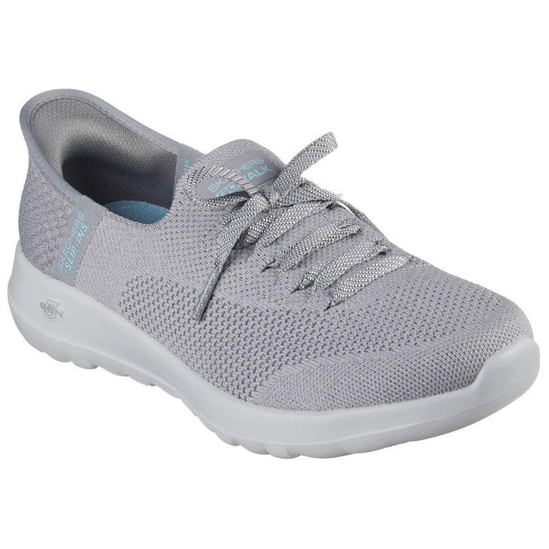 Skechers GO WALK Joy Abby Comfortable Abrasion Resistant, Breathable, Lightweight Low top Casual Shoes Women’s Gray
