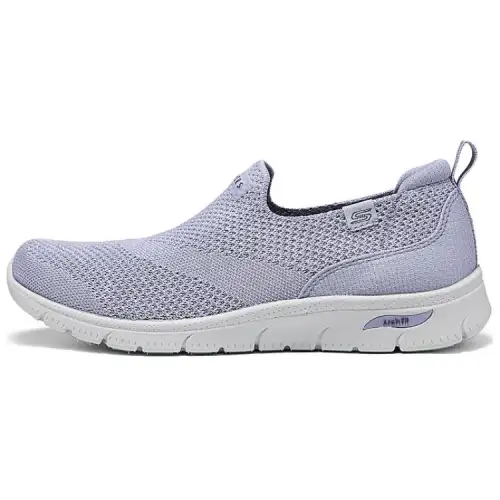 Skechers ARCH FIT REFINE Comfortable Abrasion Resistant Abrasion Resistant Low top Casual Shoes Women's Light Purple