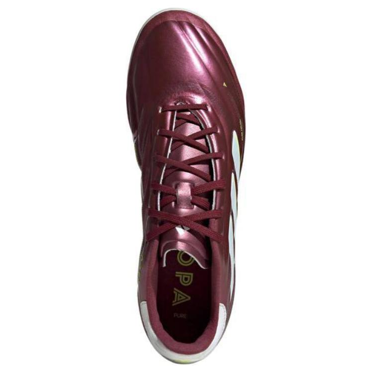 Adidas COPA PURE 2 AG Artificial Ground Slip Resistant Abrasion Resistant Soccer Shoes Men’s Dark Red
