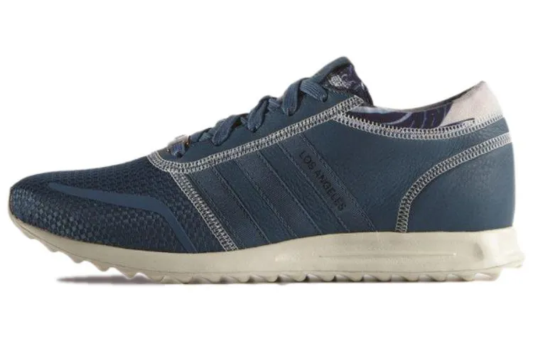Adidas Originals Los Angeles Slip Resistant Abrasion Resistant Low top Casual Shoes Men's Dark Blue