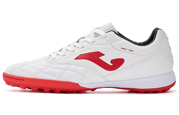 Joma TF Turf Slip Resistant Coverage Soccer Shoes Men's White Red