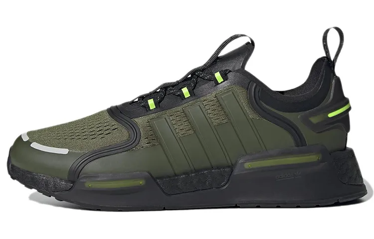 Adidas Originals NMD_V3 Fabric Abrasion Resistant Abrasion Resistant Low top Casual Shoes Men's Army Green