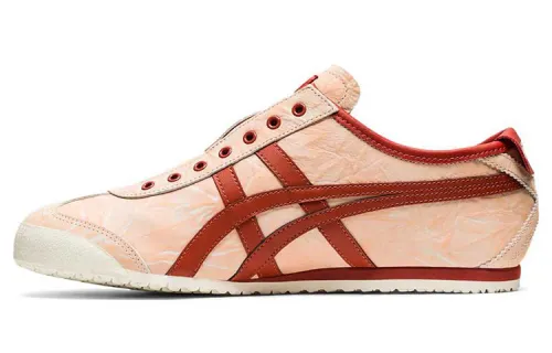 Onitsuka Tiger MEXICO 66 Lightweight Anti Slip Low top Casual Shoes Unisex Light Red