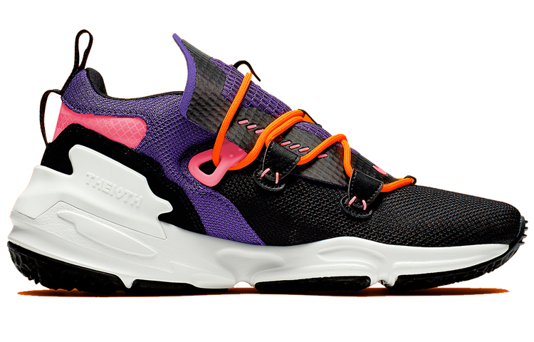 Мужские кроссовки Nike Zoom Moc (черный / фиолетовый / оранжевый) — Чёрный / фиолетовый / оранжевый — фото 2