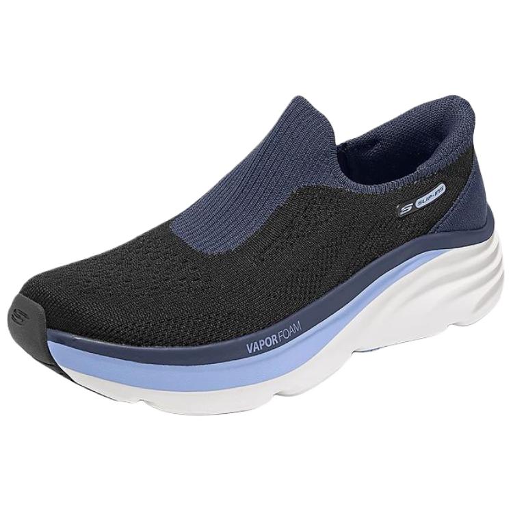 Skechers SPORT WOMENS Breathable Low top Casual Shoes Women’s Black Blue