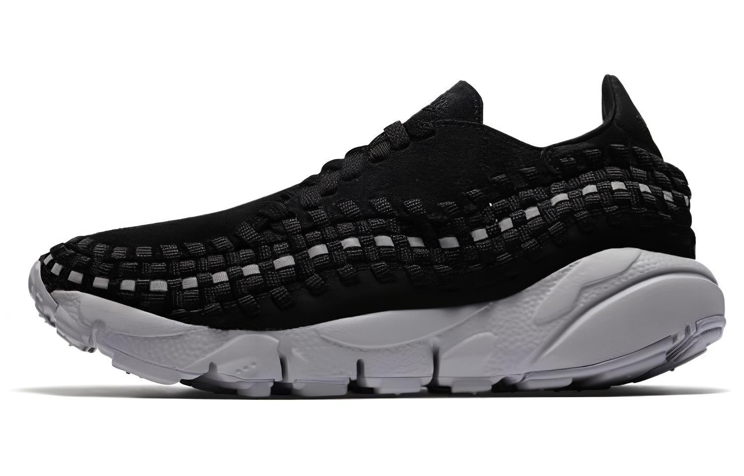 Nike Air Footscape Woven Black Reflect Silver Wolf Grey Women's