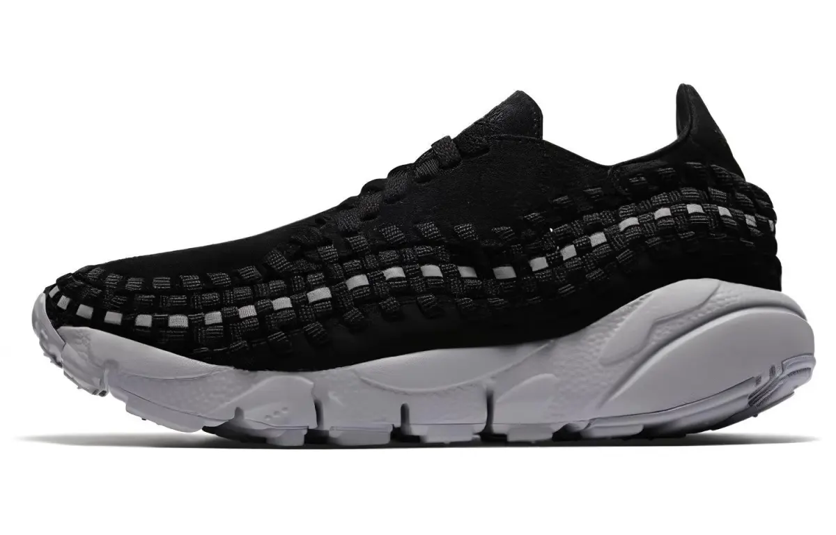 Nike Air Footscape Woven Black Reflect Silver Wolf Grey Women's