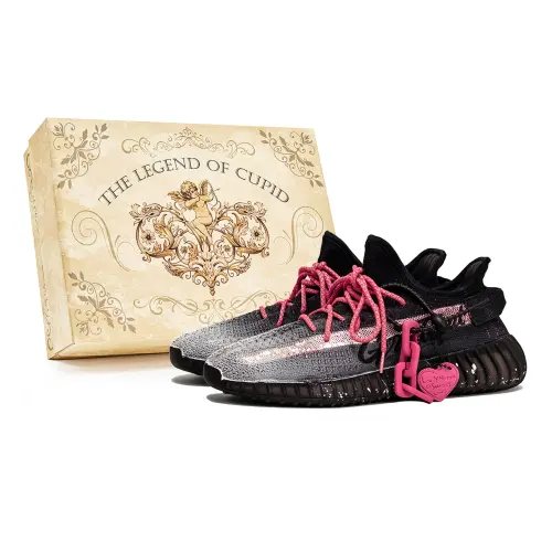 Adidas Originals Yeezy Boost 350 V2 P.M.S Box, Pink Ink Slip Resistant Slip Resistant Low top Casual Shoes Unisex