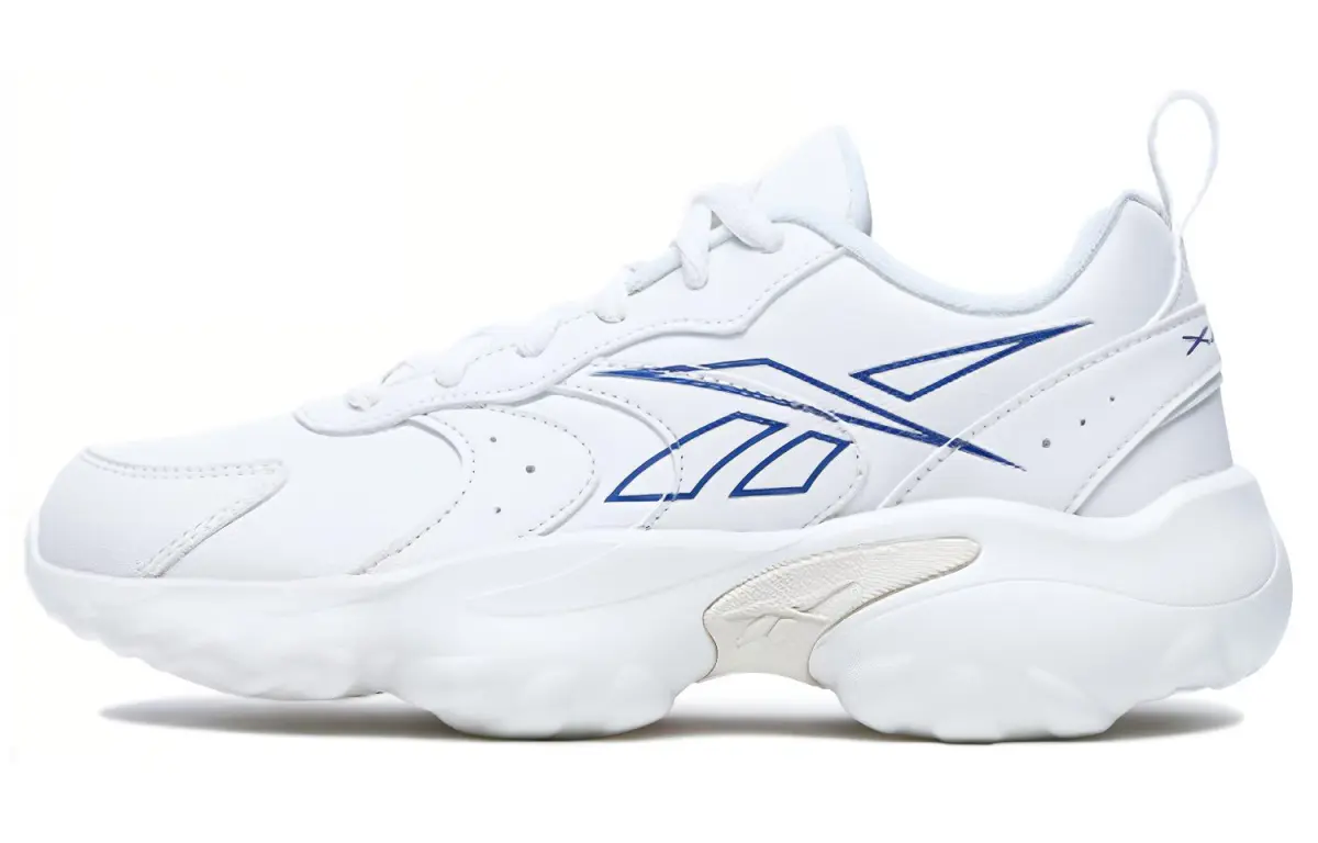 Reebok DMX Series Lace Up Cushioning Low top Casual Shoes Unisex White
