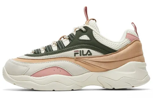 FILA FUSION Ray 1 Casual Shoes Women's Low Top White Silver