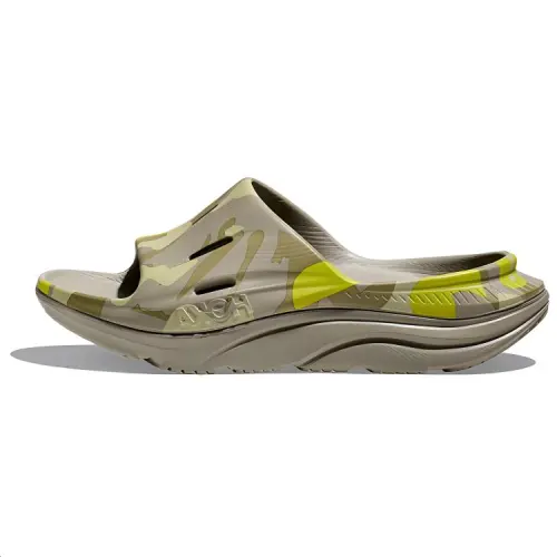 HOKA ONE ONE Skeleton Slip Resistant Odor Resistant Slide Slippers Unisex Cyan