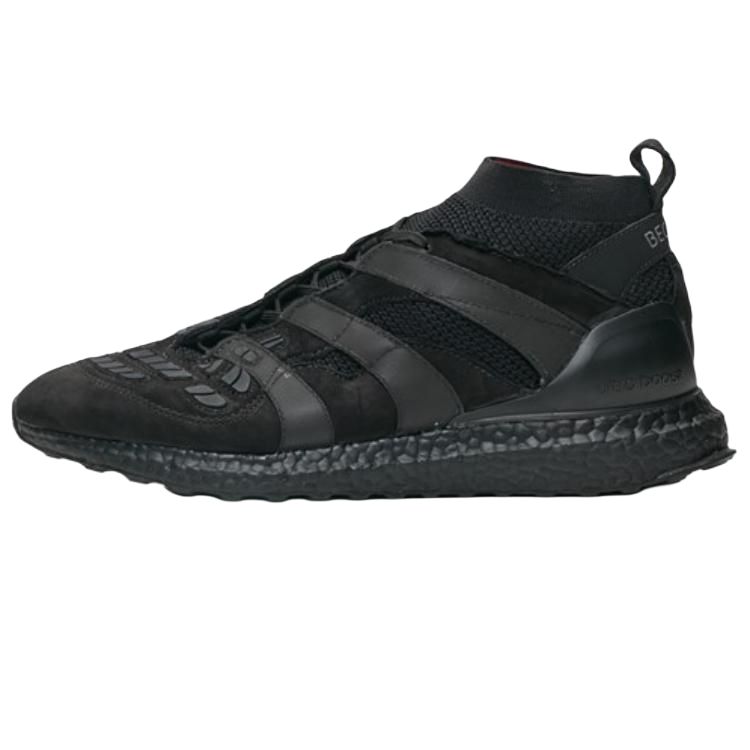 Дэвид Бекхэм x серия adidas PREDATOR удобный и универсальный тканевый композитный материал IC/IN для помещений нескользящие Износостойкие и легкие футбольные туфли мужской стиль черный