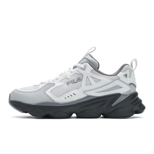 FILA SKIPPER 1S Captain 1S Slip Resistant, Abrasion Resistant, Breathable Low top Casual Shoes Women's Gray White