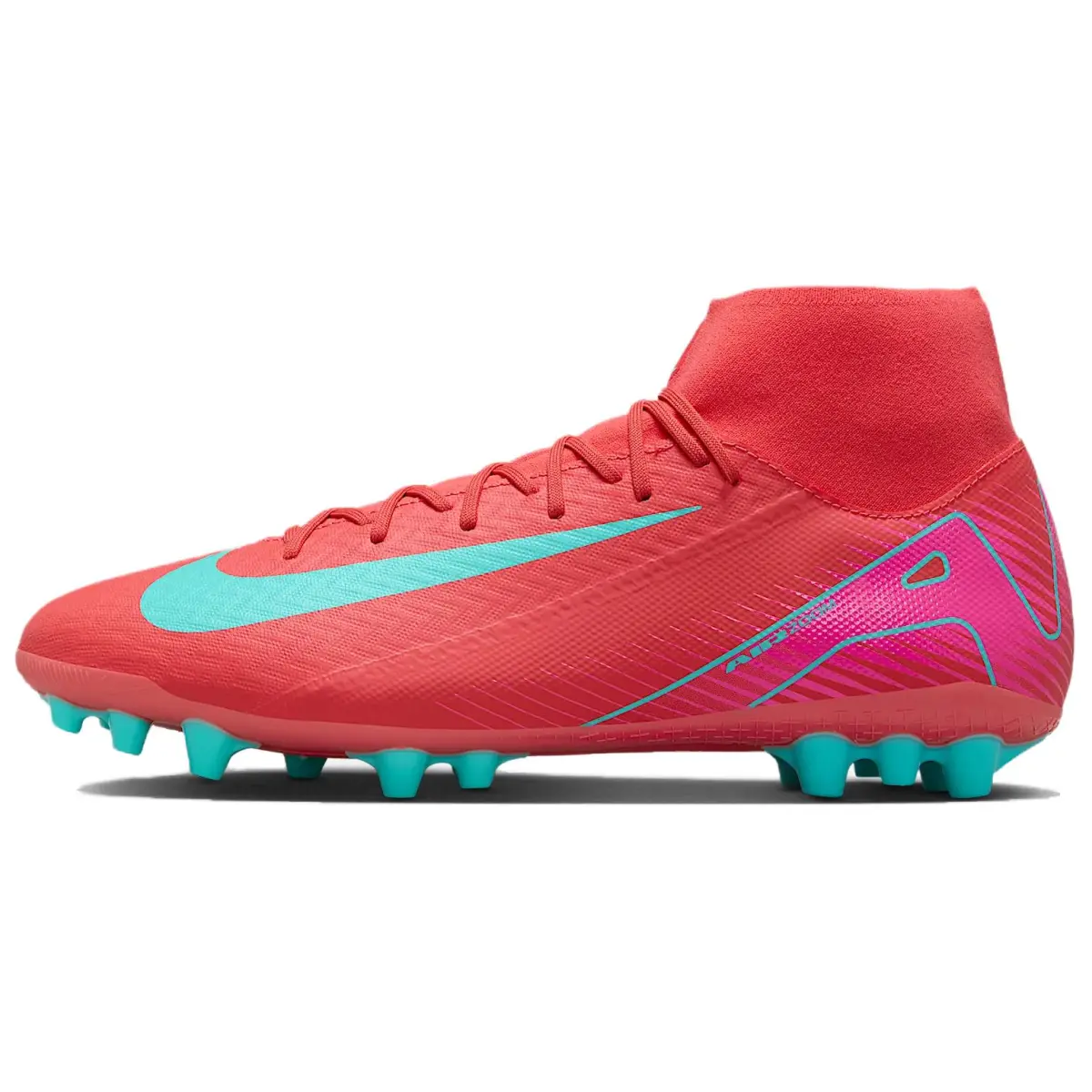Nike Mercurial Superfly 10 Soft And Comfortable Slip Resistant Abrasion Resistant Soccer Shoes Men's Red