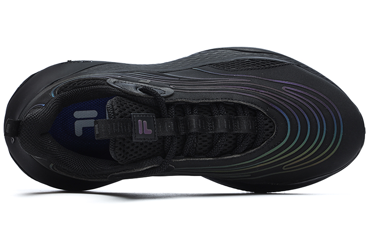 Женские кроссовки Fila FUSION Ray 2 (черные) — Чёрный — фото 4