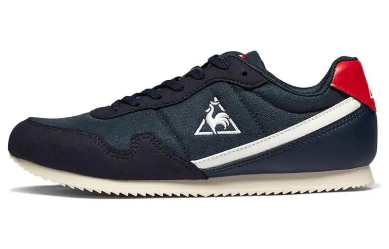 Le Coq Sportif Textile, Synthetic Leather Cushioning Slip Resistant Abrasion Resistant Lightweight Low top Casual Shoes