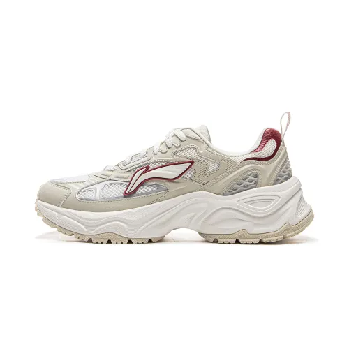 Li Ning Low top Casual Shoes Men's Ecru