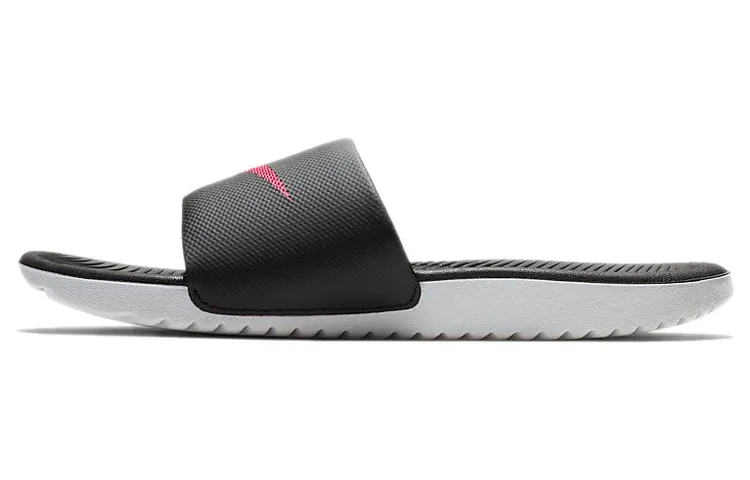 Nike Kawa Slide Black Vivid Pink Women's