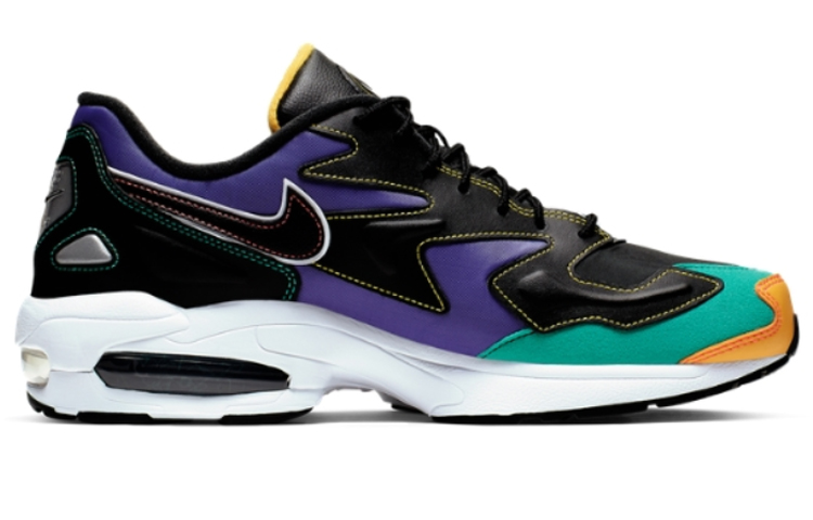 Мужские кроссовки Nike Air Max 2 Light (черно-фиолетовые) — Чёрныйфиолетовый — фото 2