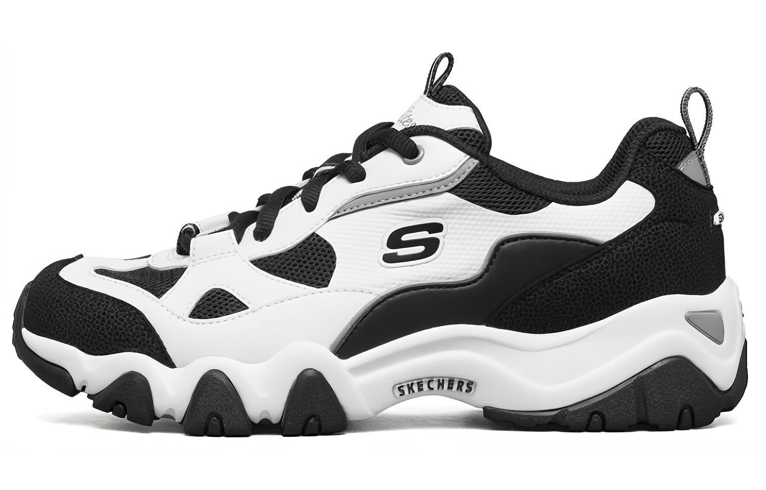 Женские кроссовки Skechers Skechers D'LITES 2.0 (черно-белые)